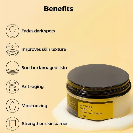 COSRX Advanced Snail 92 All In One Cream 100g - Image 3
