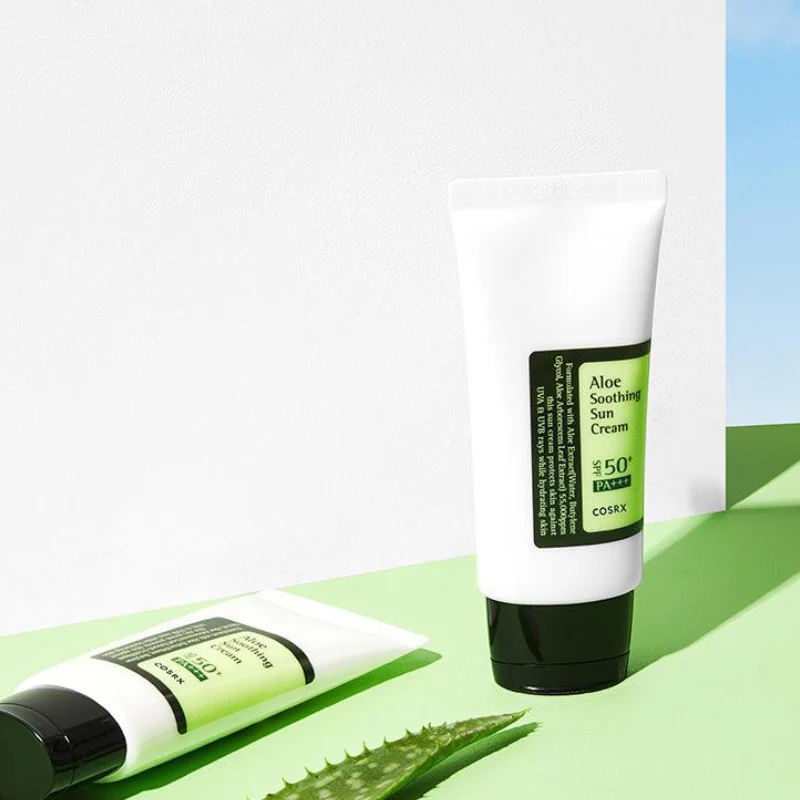 COSRX Aloe Soothing Sun Cream 50ml - Image 5