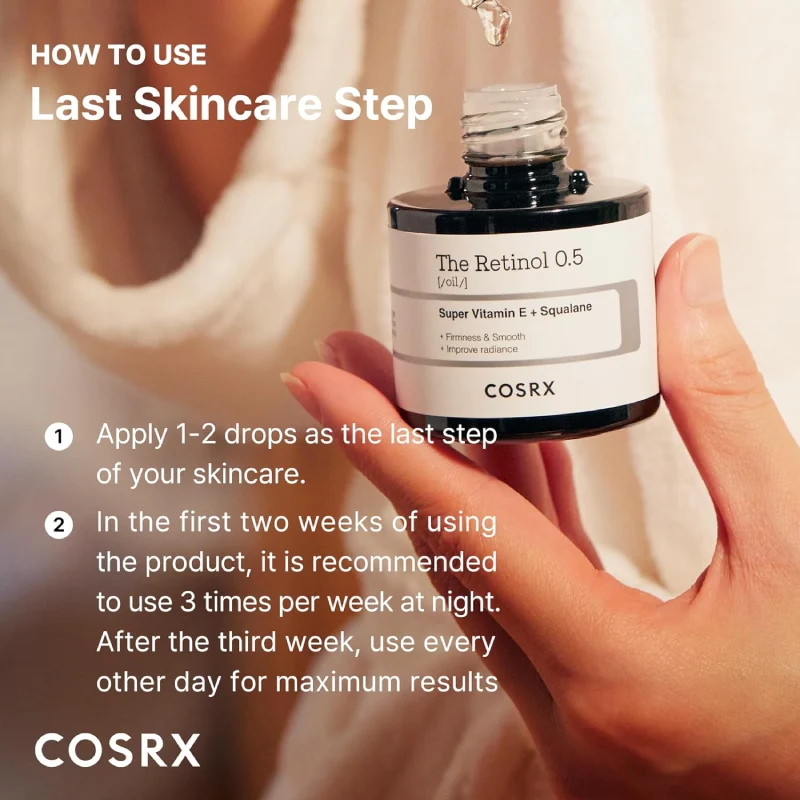 COSRX The Retinol 0.5 Oil 20ml - Image 8