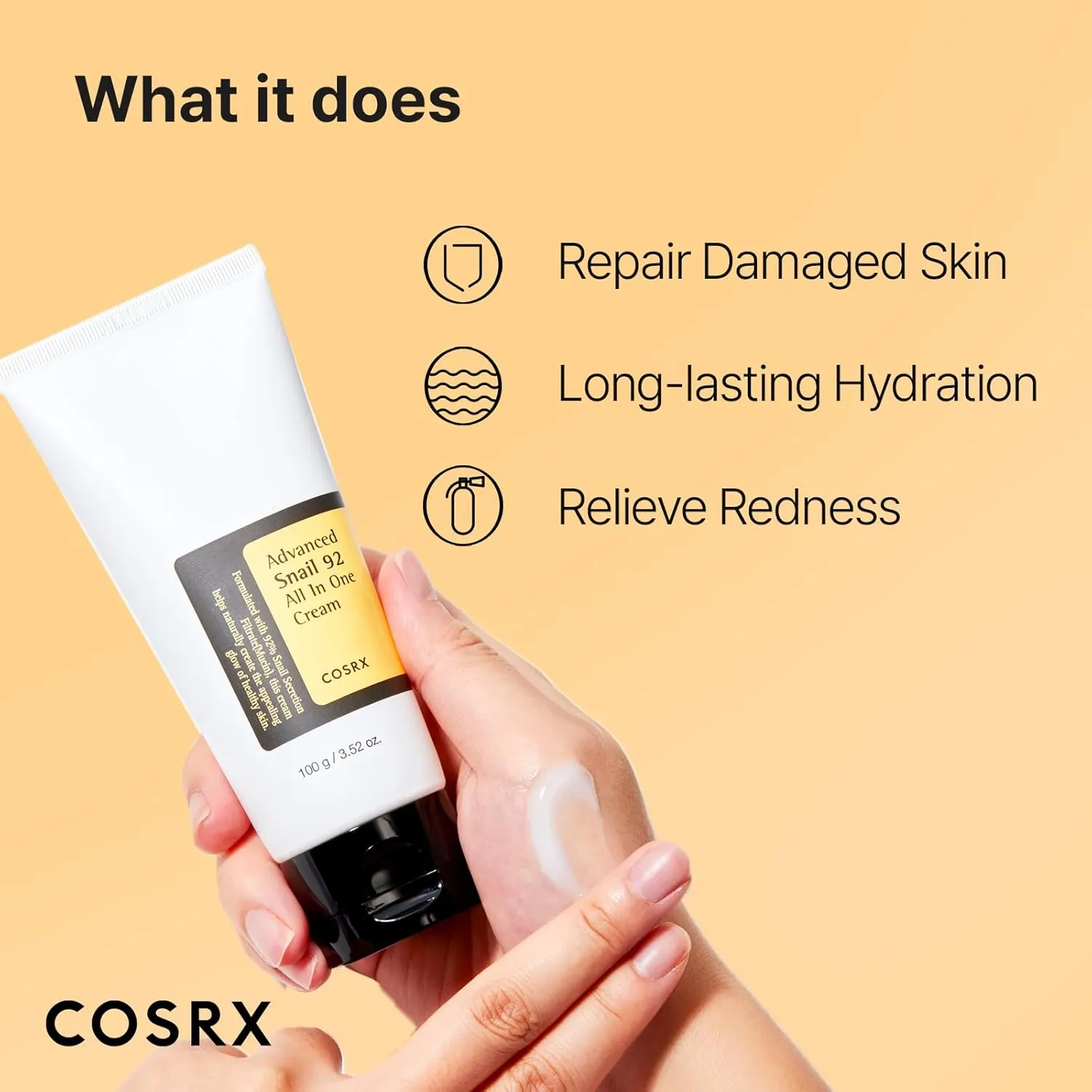 COSRX Advanced Snail 92 All in One Cream Tube - Image 5