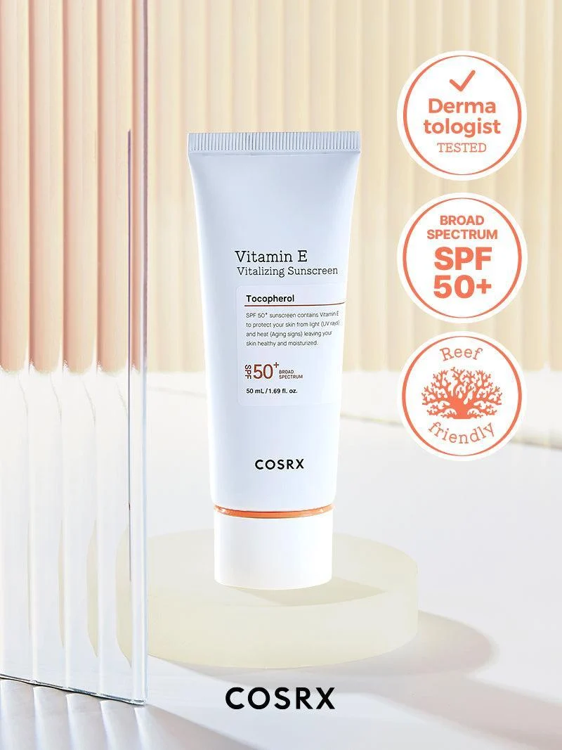 COSRX Vitamin E Vitalizing Sunscreen 50ml - Image 2