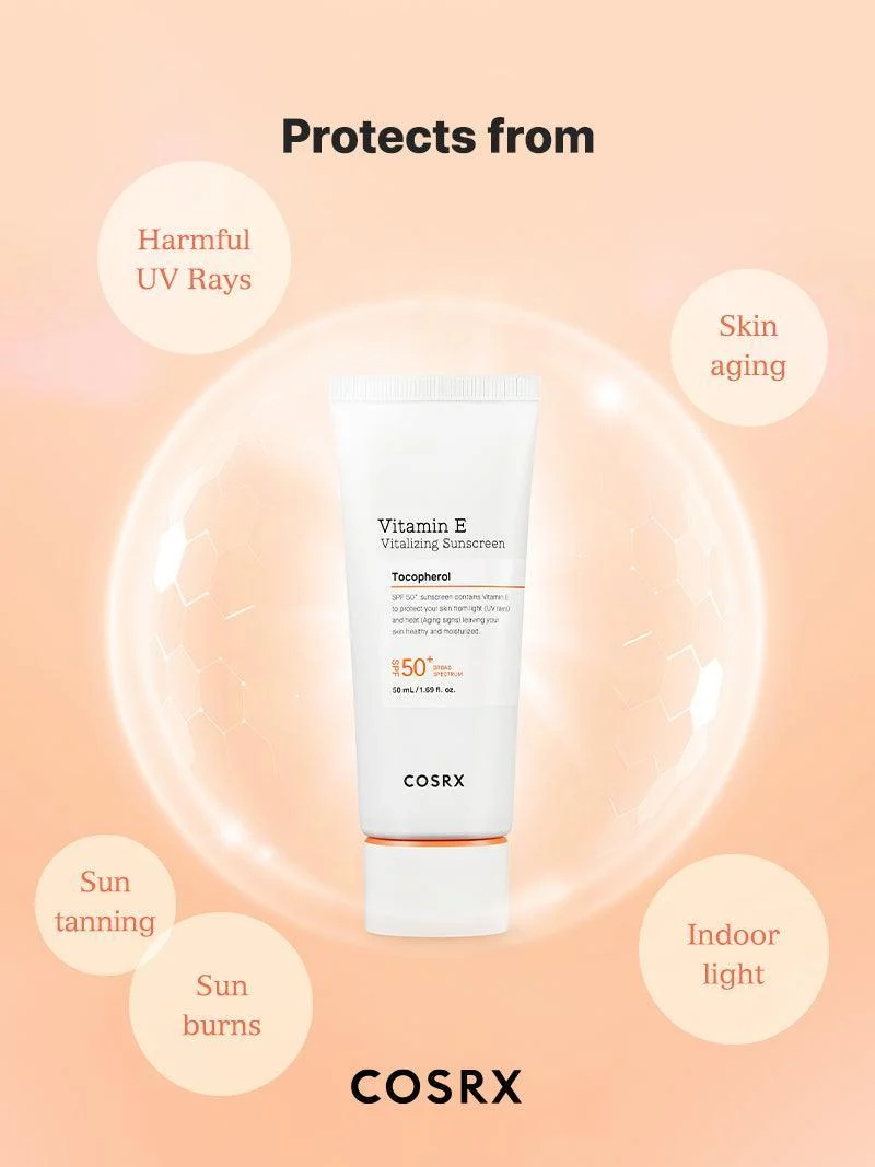 COSRX Vitamin E Vitalizing Sunscreen 50ml - Image 6